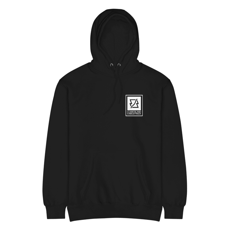 Cumberland Singletrack Stacked Logo Hoodie - Black