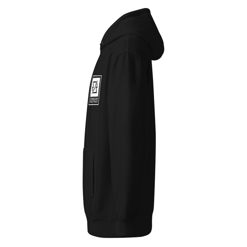 Cumberland Singletrack Stacked Logo Hoodie - Black
