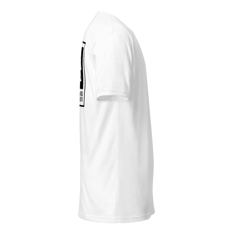 Cumberland Singletrack Stacked Logo Tee - White